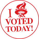 I Voted Today! sticker